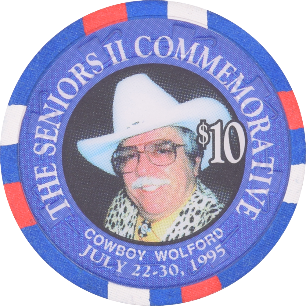 Oceanside Card Room Casino Oceanside California $10 Cowboy Wolford Chip