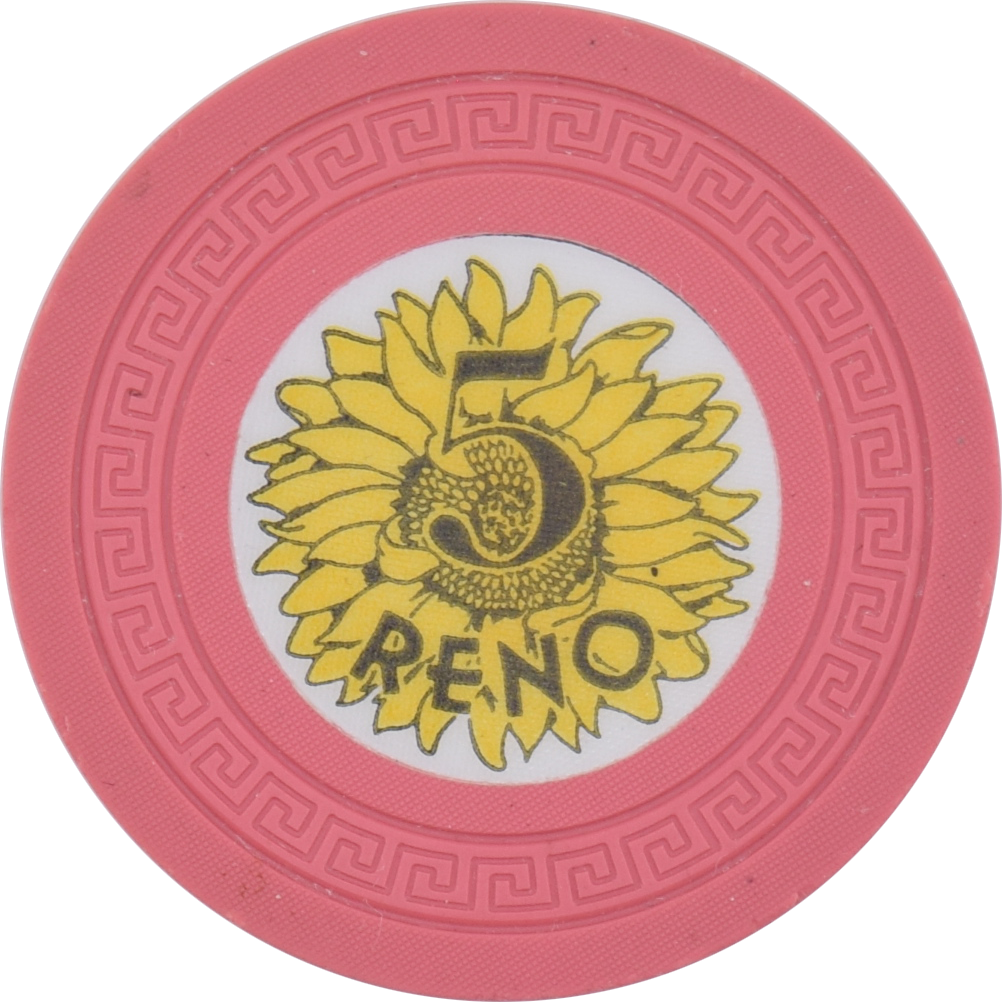 Sunflower Casino Reno Nevada $5 Chip 1949