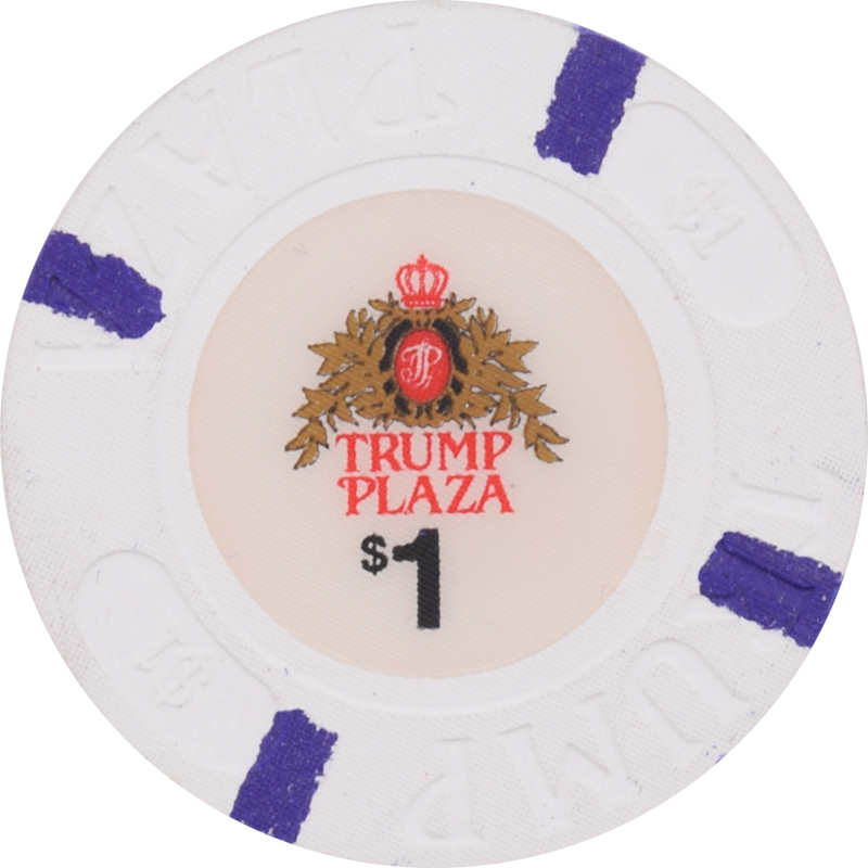 Trump Plaza Casino Atlantic City NJ $1 Chip