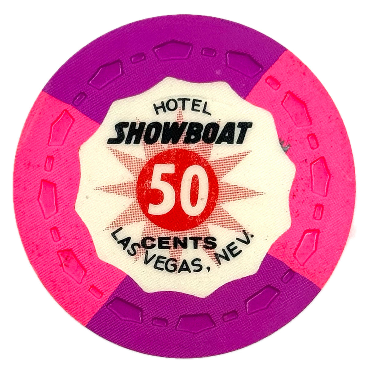 Showboat Casino Las Vegas NV 50 Cent Chip 1965