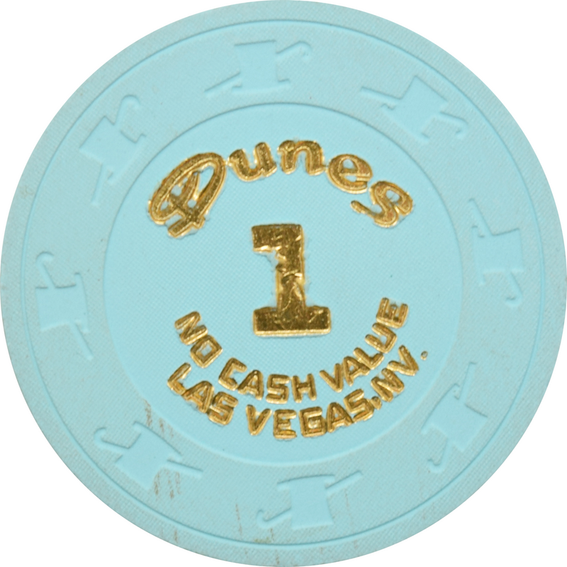 Dunes Casino Las Vegas Nevada $1 NCV Chip 1988