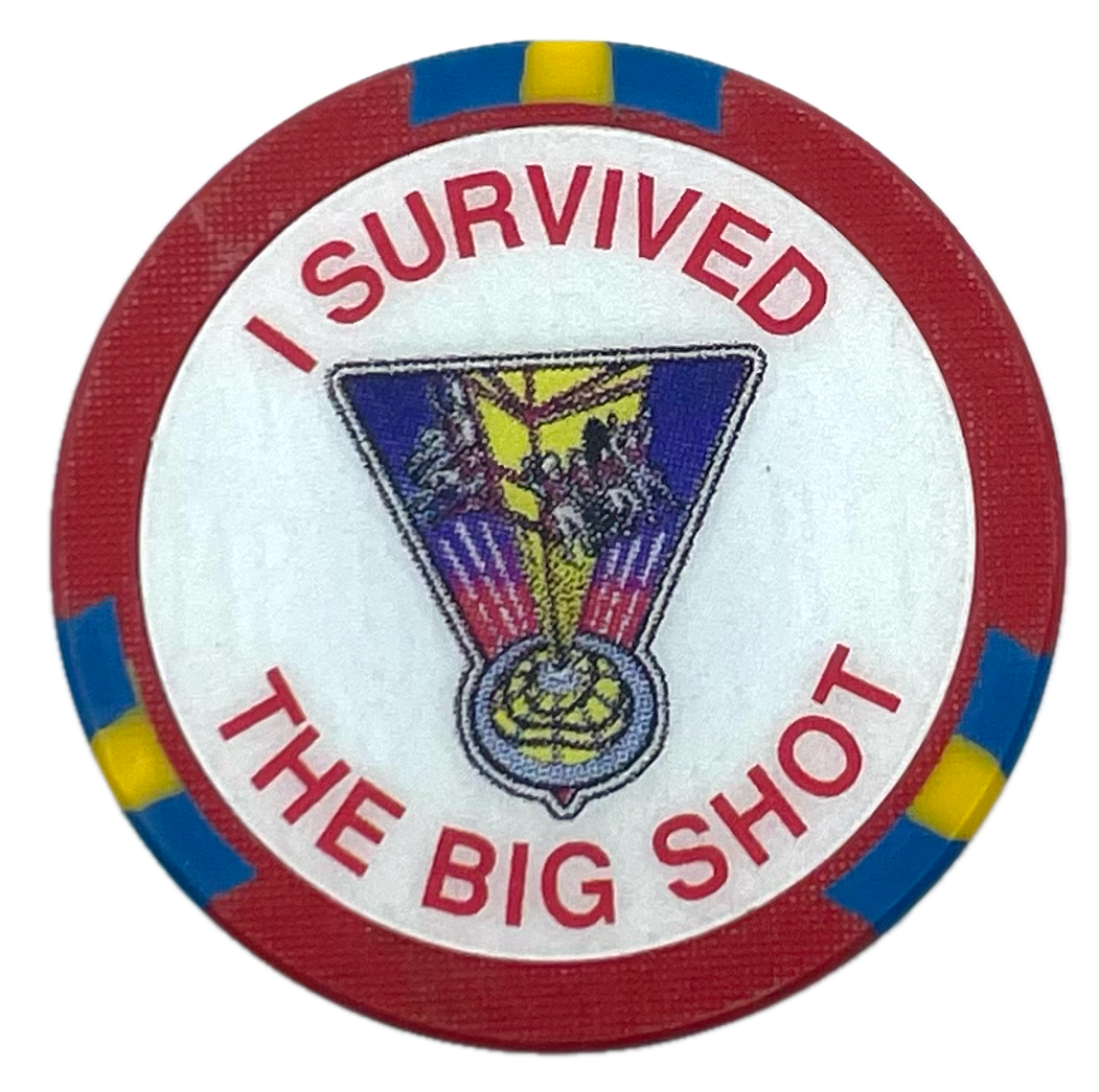 Stratosphere Casino Las Vegas NV I Survived the Big Shot Chip