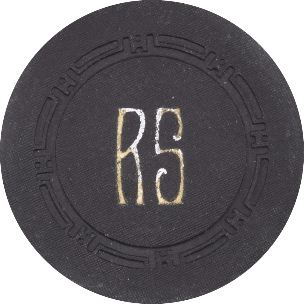 RS Card Room Monogram UFC Unknown Location Black Chip