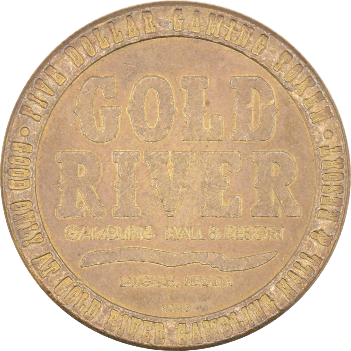 Gold River Casino Laughlin Nevada $5 Token 1992
