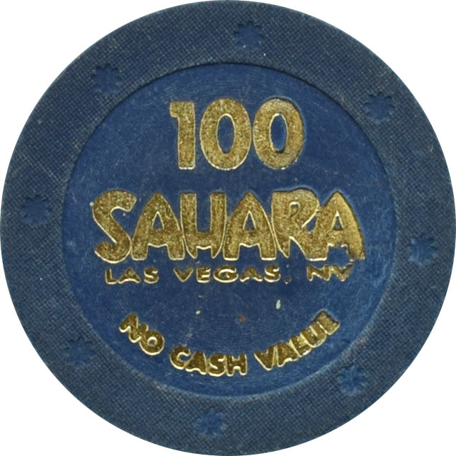 Sahara Casino Las Vegas Nevada $100 No Cash Value Chip