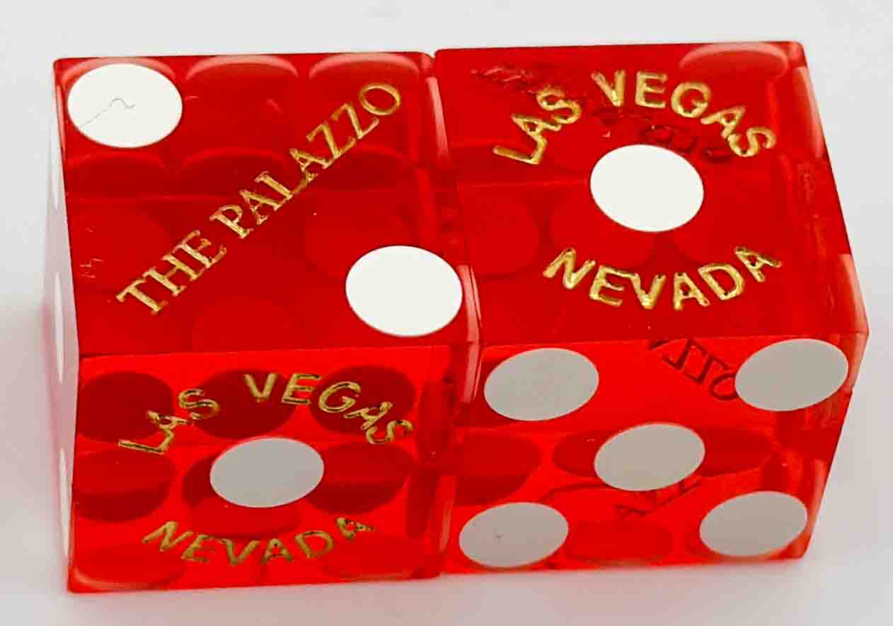 Palazzo Casino Pair of Dice Las Vegas Nevada #2
