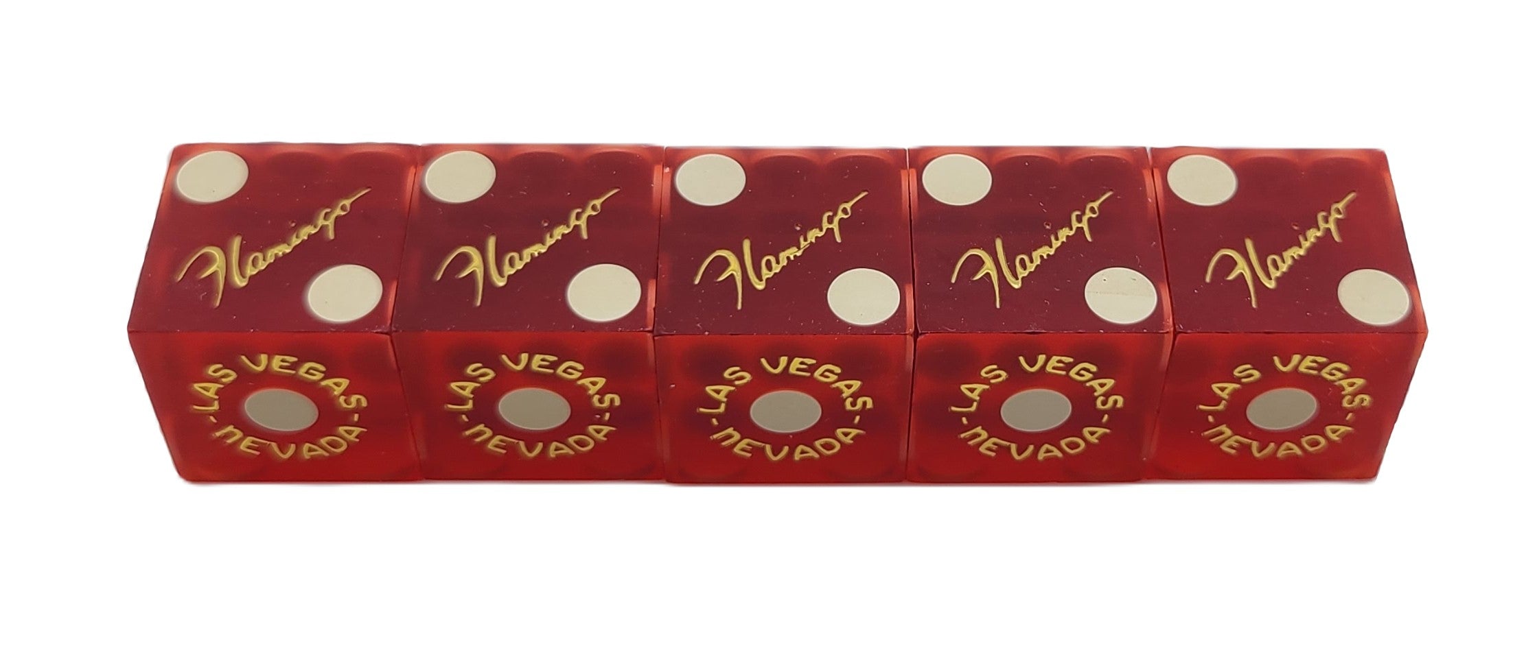 Flamingo Casino Las Vegas Nevada Stick of 5 Dice 2019