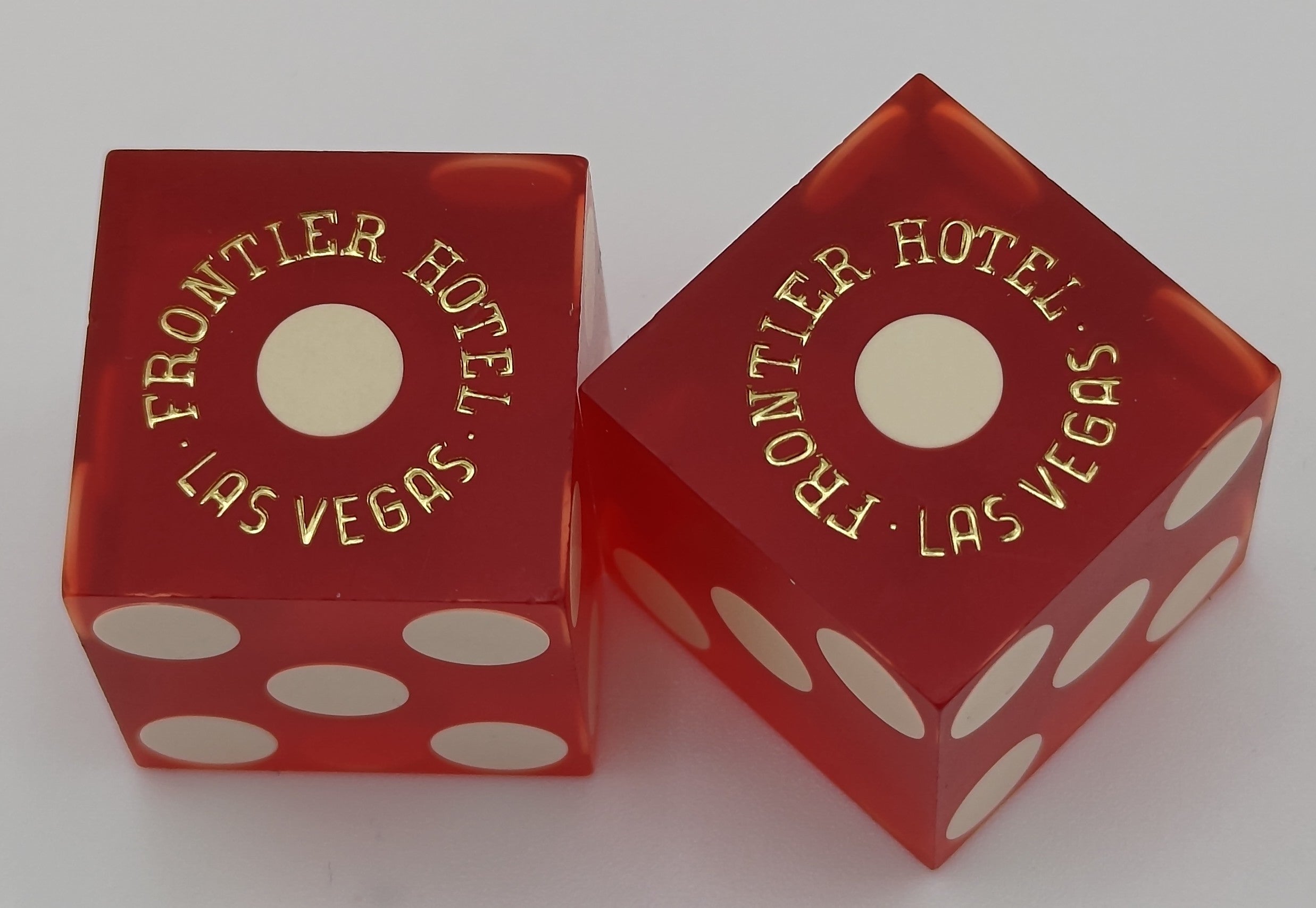 Frontier Casino Matching Number Used Dice of Pair