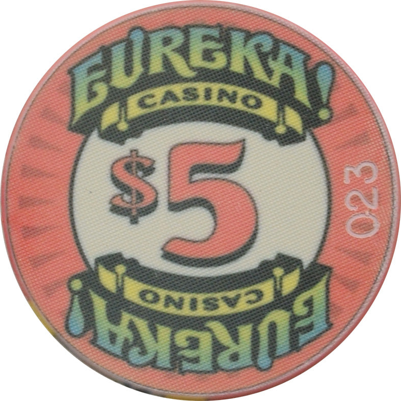 Eureka Casino Black Hawk Colorado $5 Mt. Massive Chip 1996
