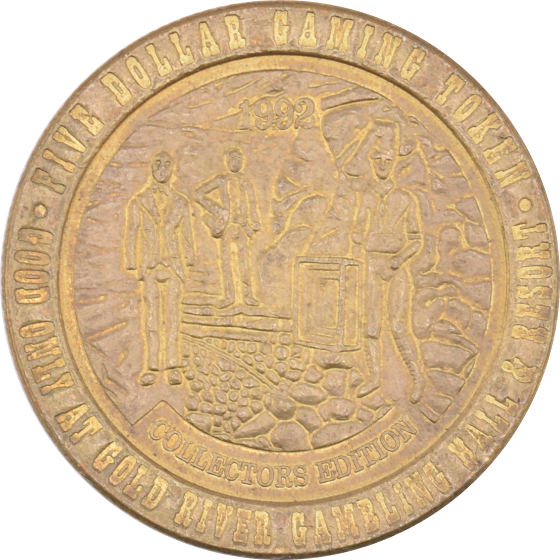 Gold River Casino Laughlin Nevada $5 Token 1992