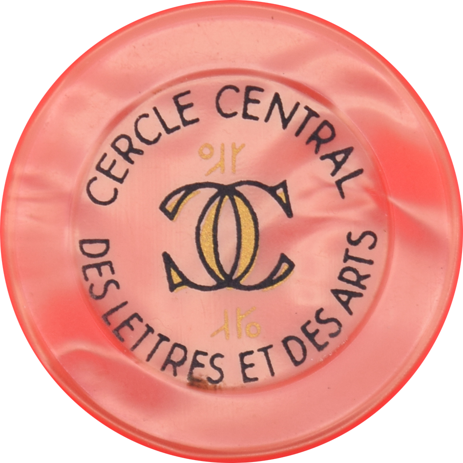 Cercle Central Paris France 1FRF Salmon Jeton