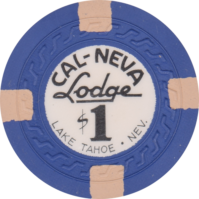 Cal-Neva Lodge Casino Lake Tahoe Nevada $1 Chip 1958