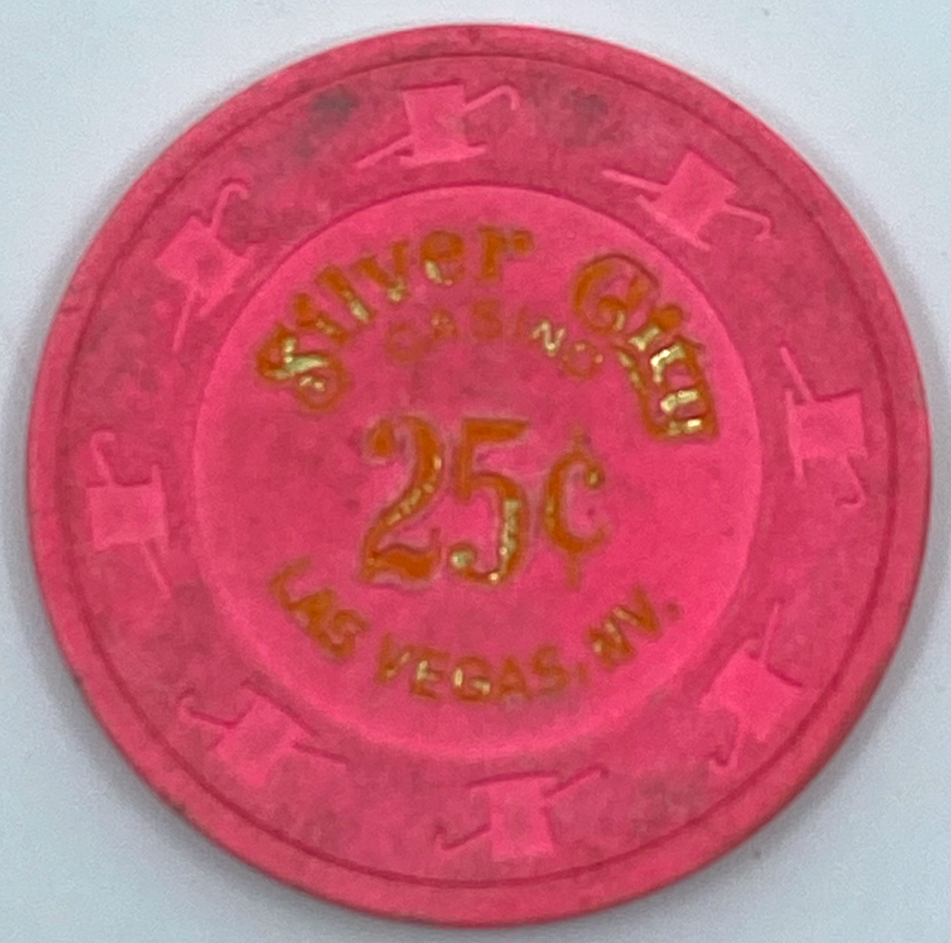 Silver City Casino Las Vegas Nevada 25 Cent Chip 1990s