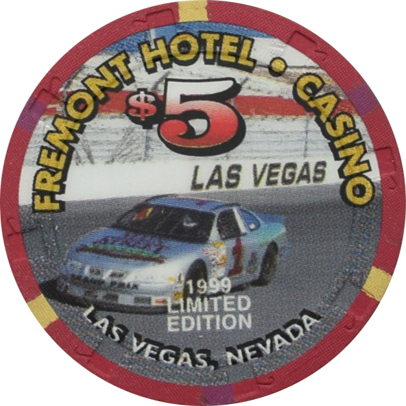 Fremont Casino Las Vegas Nevada $5 Richard Petty Chip 1999
