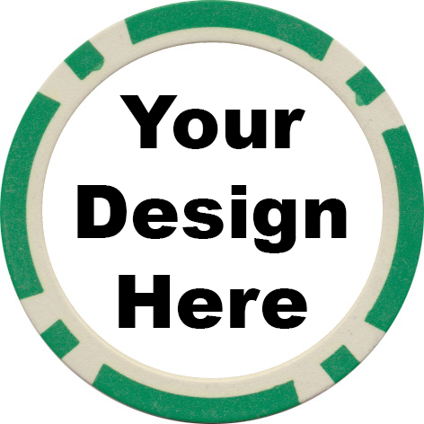 Casino Quality Laminated Inlay Custom Poker Chips