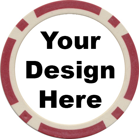 Casino Quality Laminated Inlay Custom Poker Chips