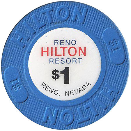 Reno Hilton Resort, Reno NV $1 Casino Chip - Spinettis Gaming - 2