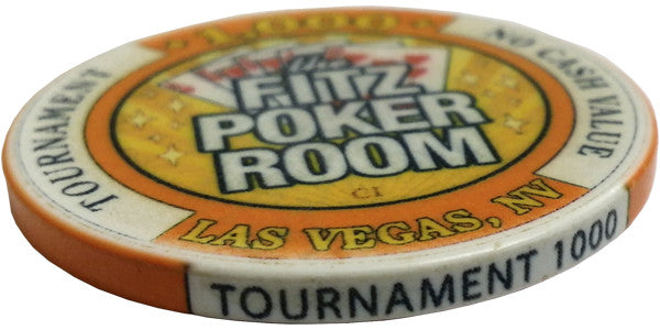 Fitzgeralds Casino Las Vegas 1,000 NCV (The Fitz Poker Room) Tournament Chip - Spinettis Gaming - 2