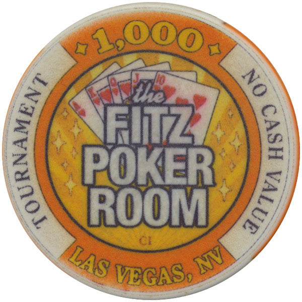 Fitzgeralds Casino Las Vegas 1,000 NCV (The Fitz Poker Room) Tournament Chip - Spinettis Gaming - 4
