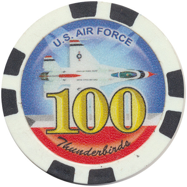 Thunderbirds U.S. Air Force Poker Chips - Spinettis Gaming - 10