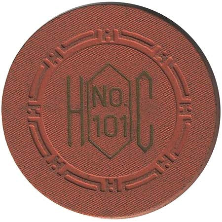 Harolds Club No. 101 chip Dark Pink - Spinettis Gaming