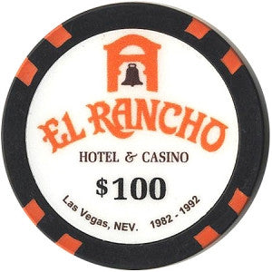 El Rancho $100 Chip (Blk) - Spinettis Gaming - 2
