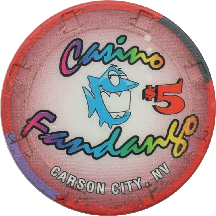Casino Fandango Carson City Nevada $5 Chip 2004
