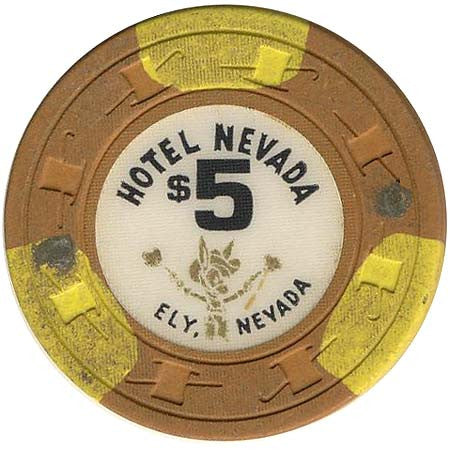 Hotel Nevada $5 (orange) chip - Spinettis Gaming - 2