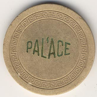 Palace Station (beige) chip - Spinettis Gaming - 1
