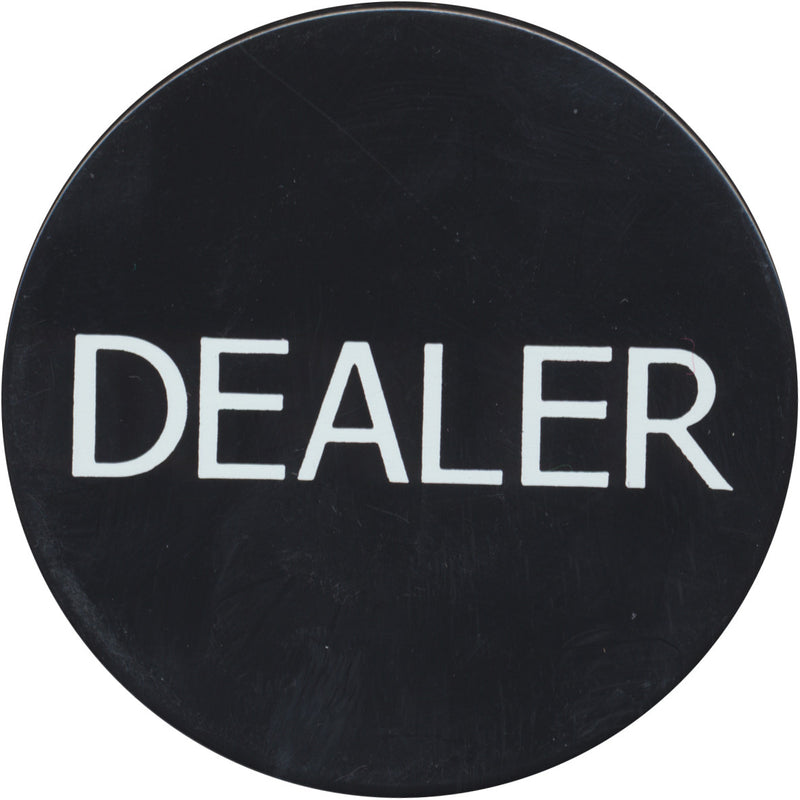 Dealer 2'' Black Button - Spinettis Gaming - 1