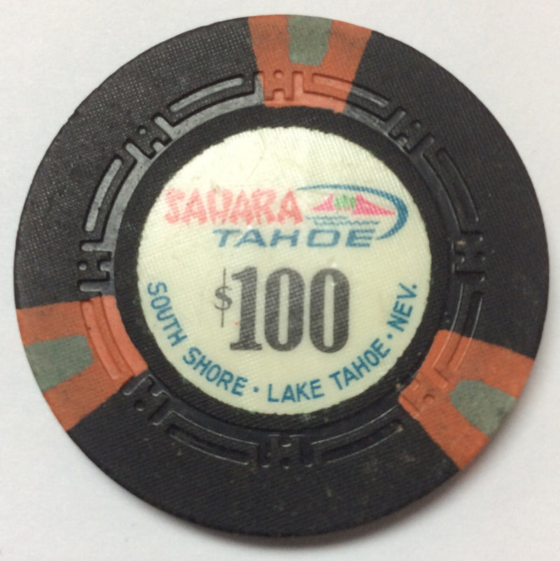 Sahara Tahoe South Shore $100 Casino chip 1965 - Spinettis Gaming