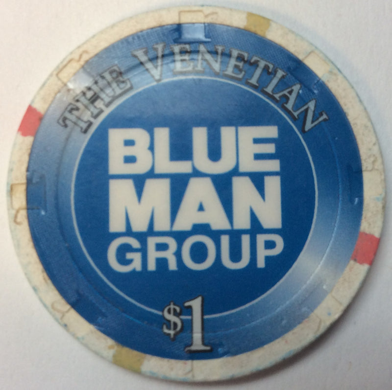The Venetian Casino Las Vegas $1 Casino Chip Blue Man Group - Spinettis Gaming - 2
