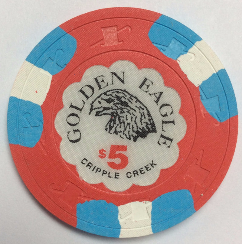 Golden Eagle Casino Cripple Creek $5 Chip - Spinettis Gaming