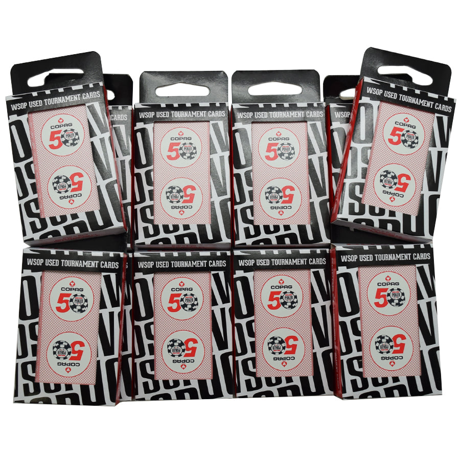 12 WSOP Copag Used Decks 2019