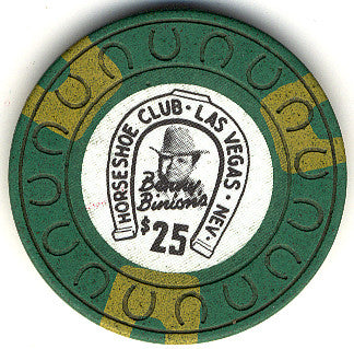 HorseShoe Club $25 (green) chip - Spinettis Gaming - 1