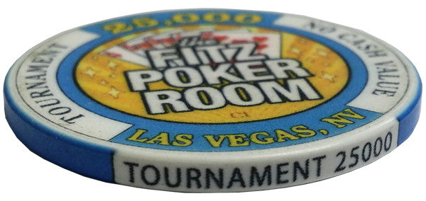 Fitzgeralds Casino Las Vegas 25,000 NCV (The Fitz Poker Room) Tournament Chip - Spinettis Gaming - 2