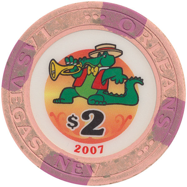 Orleans Casino Las Vegas $2 Pink Chip - Spinettis Gaming - 1