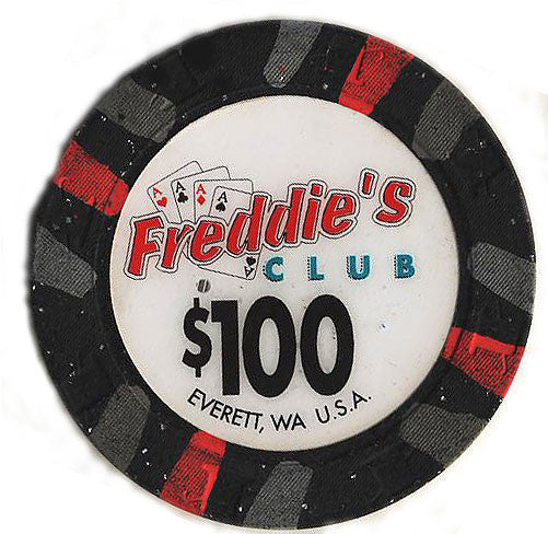 Freddie's Club Casino $100 Chip - Spinettis Gaming