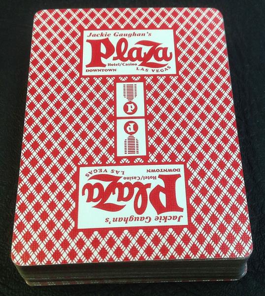 Jackie Gaughan's Plaza Deck of Red Playing Cards