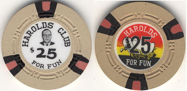 Harold's Club $25 chip - Spinettis Gaming - 2