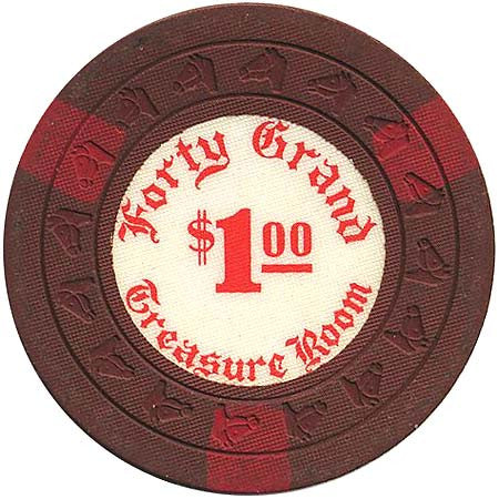 Forty Grand $1 chip - Spinettis Gaming - 2