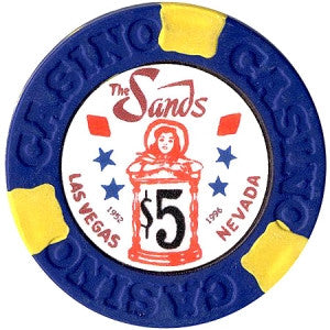 Sands $5 Chip - Spinettis Gaming - 2