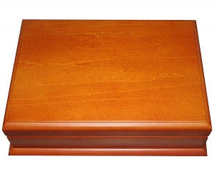 Wooden 2 Deck Card Case - Maple - Spinettis Gaming - 1