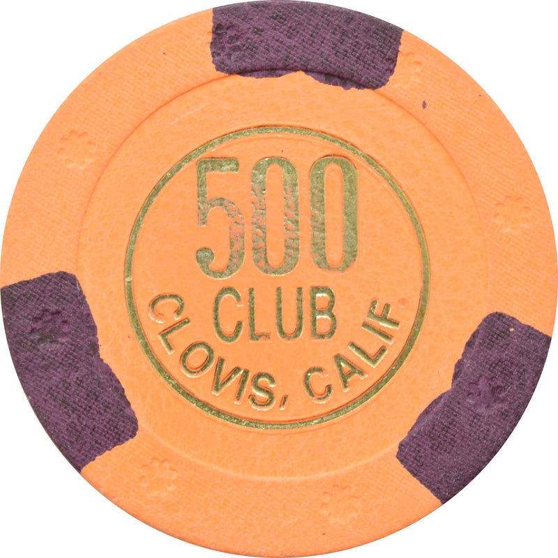 500 Club Casino Clovis California 50 Cent Chip