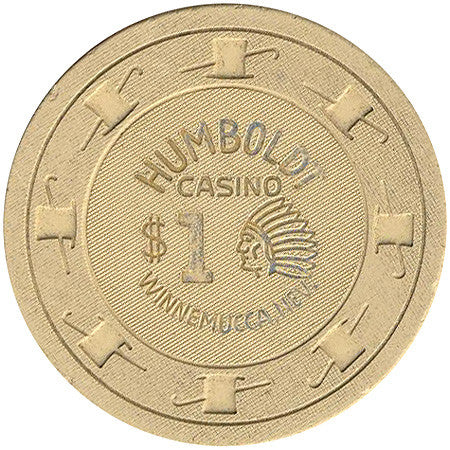 Humboldt Casino $1 (beige) chip - Spinettis Gaming - 2