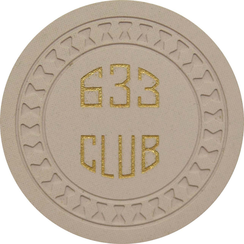 633 Club/Flamingo Club Illegal Casino Newport Kentucky No Cash Value Chip