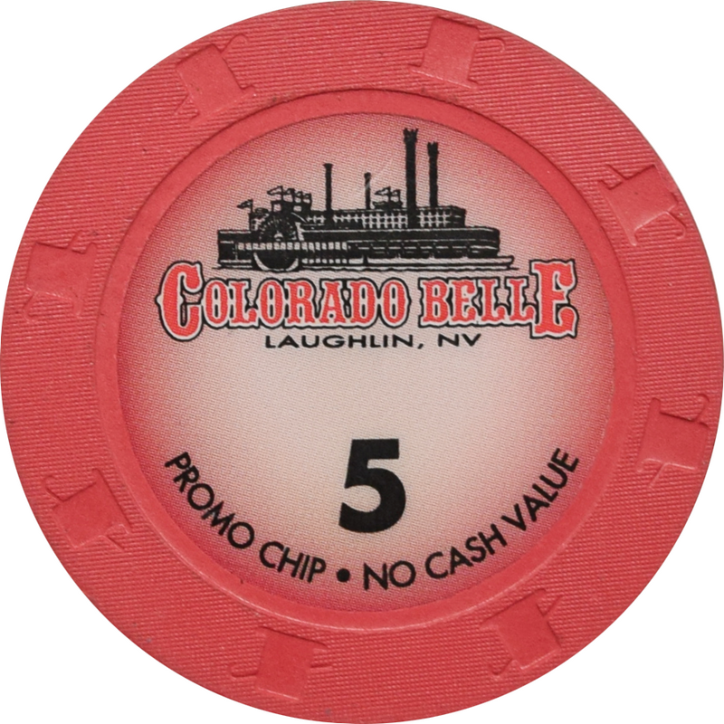 Colorado Belle Casino Laughlin Nevada $5 NCV Chip