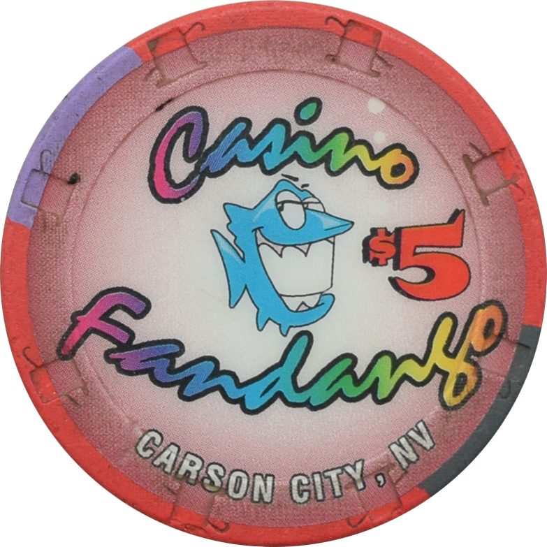 Casino Fandango Carson City Nevada $5 Chip 2004