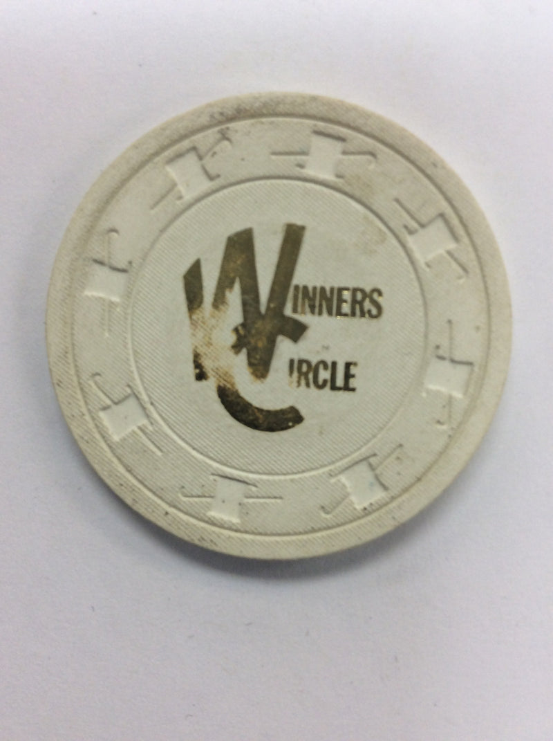 Winners Circles 25cent (white) chip - Spinettis Gaming