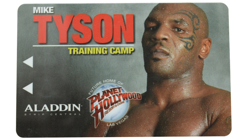 Aladdin Casino Las Vegas Nevada Mike Tyson Training Camp Hotel Room Key